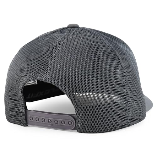 Trendy Apparel Shop Structured 6 Panel Stretchy Mesh Snapback Cap