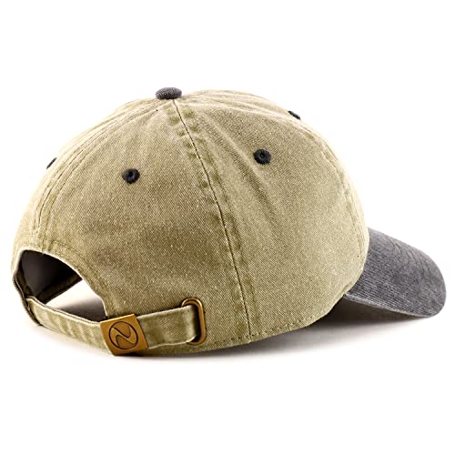 Trendy Apparel Shop Established 1959 Embroidered 65th Birthday Gift Pigment Dyed Washed Cotton Cap