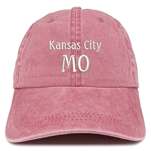 Trendy Apparel Shop Kansas City MO Embroidered Pigment Dyed Washed Baseball Cap