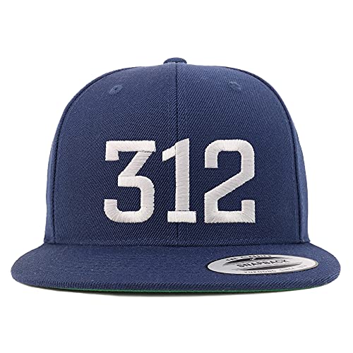 Trendy Apparel Shop 312 Chicago IL Old English Embroidered Flatbill Snapback