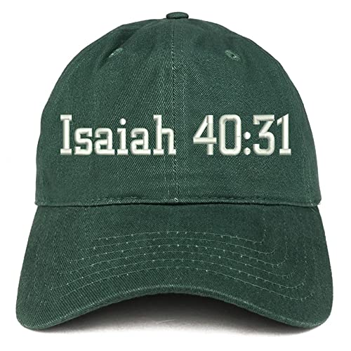 Trendy Apparel Shop Isaiah 40:31 Low Profile Soft Cotton Baseball Cap