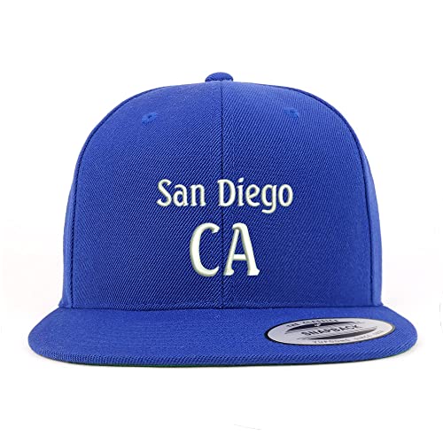 Trendy Apparel Shop San Diego CA Embroidered Flatbill Snapback