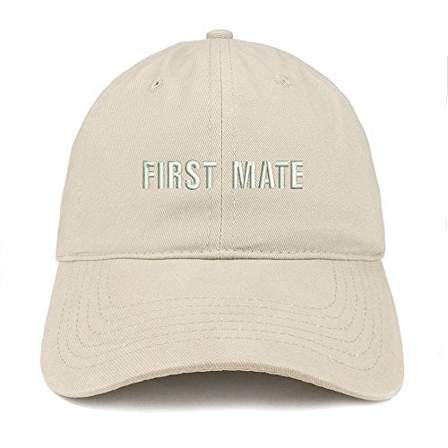 Trendy Apparel Shop First Mate Embroidered 100% Soft Brushed Cotton Low Profile Cap