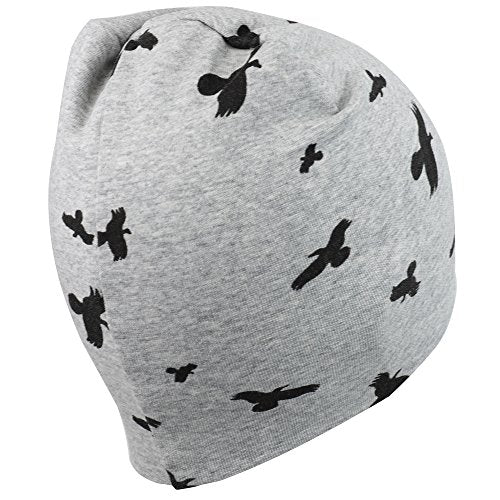 Trendy Apparel Shop Infant to Toddler Animal Silhouette Printed Winter Beanie and Scarf Set