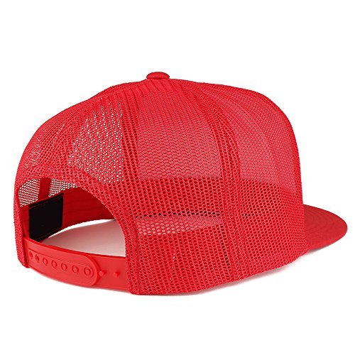 Trendy Apparel Shop Pi Day Symbol 5 Panel Flatbill Trucker Mesh Snapback Cap