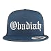 Trendy Apparel Shop Obadiah Old English 5 Panel Flatbill Trucker Cap
