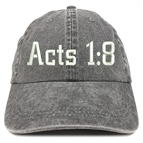 Trendy Apparel Shop Acts 1:8 Washed Pigment Dyed Baseball Cap