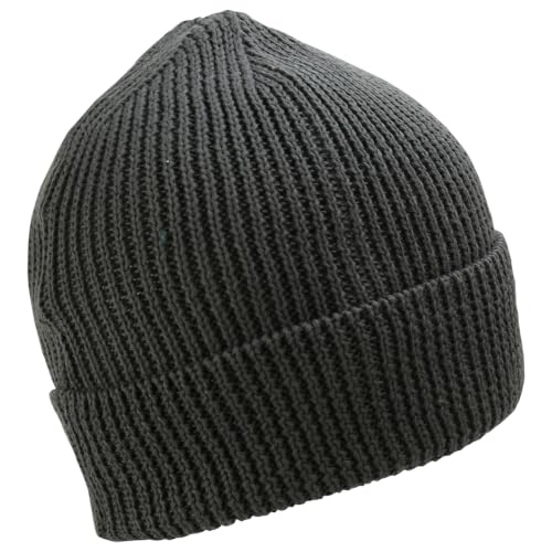 Trendy Apparel Shop Stretchy Cotton Knitted Cuff Beanie Hat