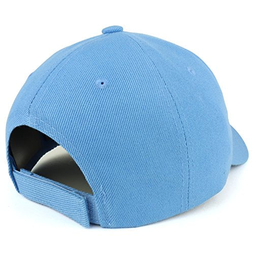 Trendy Apparel Shop Plain Structured Crown Adjustable Baseball Cap
