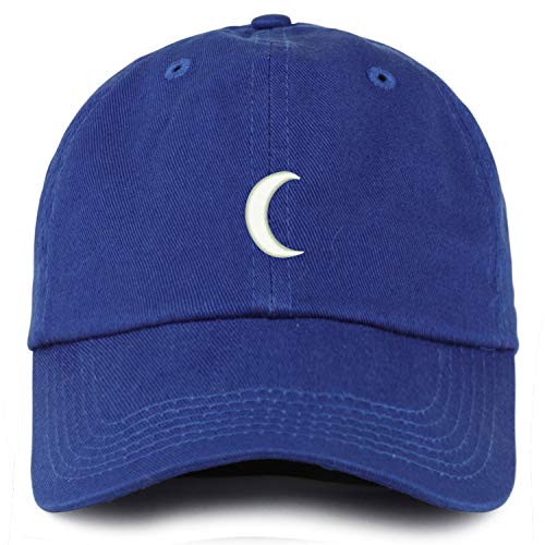 Trendy Apparel Shop Youth Crescent Moon Unstructured Cotton Baseball Cap