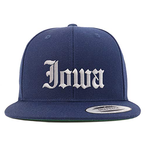 Trendy Apparel Shop Iowa State Old English Embroidered Flatbill Snapback