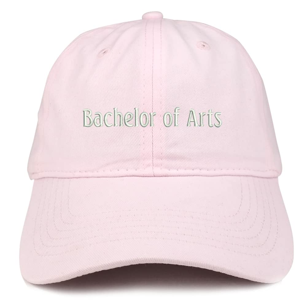 Trendy Apparel Shop Bachelor of Arts Low Profile Soft Cotton Baseball Cap