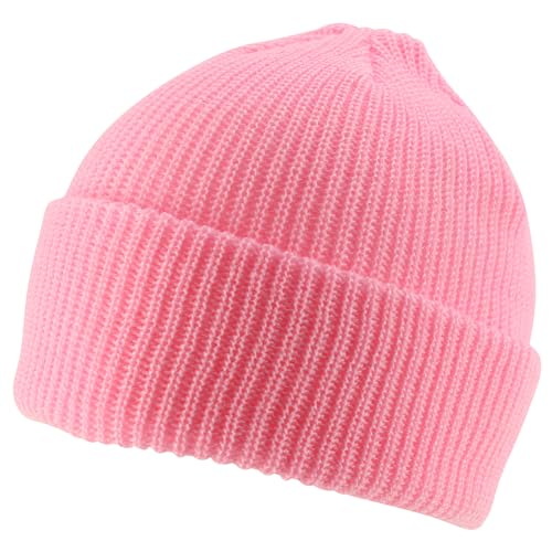 Trendy Apparel Shop Warm Winter Acrylic Ribbed Knit Cuff Beanie Hat