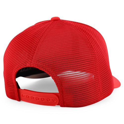 Trendy Apparel Shop Structured 6 Panel Stretchy Mesh Snapback Cap