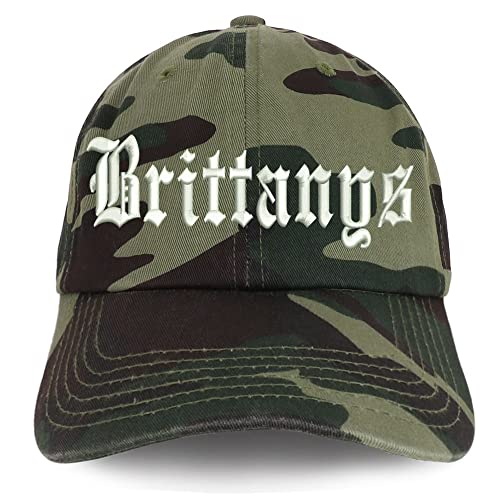 Trendy Apparel Shop Old English Brittanys Low Profile Soft Cotton Baseball Cap