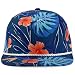 Trendy Apparel Shop Floral Print Unstructured 5 Panel Flatbill Rope Baseball Cap
