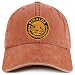 Trendy Apparel Shop Sinaloa Mexico Gold Embroidered Patch Pigment Dyed Washed Baseball Cap