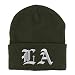 Trendy Apparel Shop Louisiana LA Old English Embroidered Long Cuff Beanie