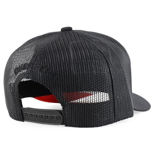 Trendy Apparel Shop Flag of Mexico State 5 Panel Mesh Back Snapback Cap