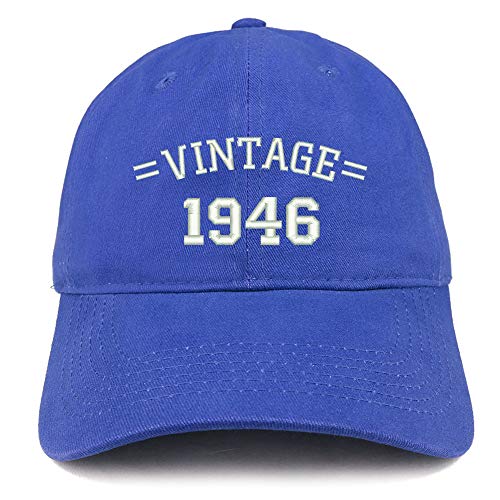 Trendy Apparel Shop Vintage 1946 75th Birthday Baseball Cap