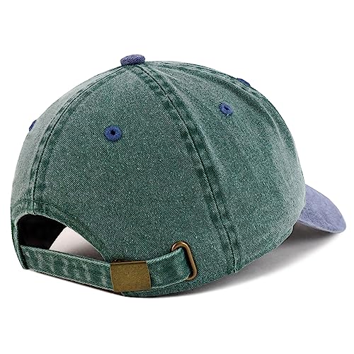 Trendy Apparel Shop Guerrero Mexico Gold Embroidered Patch Pigment Dyed Washed Baseball Cap