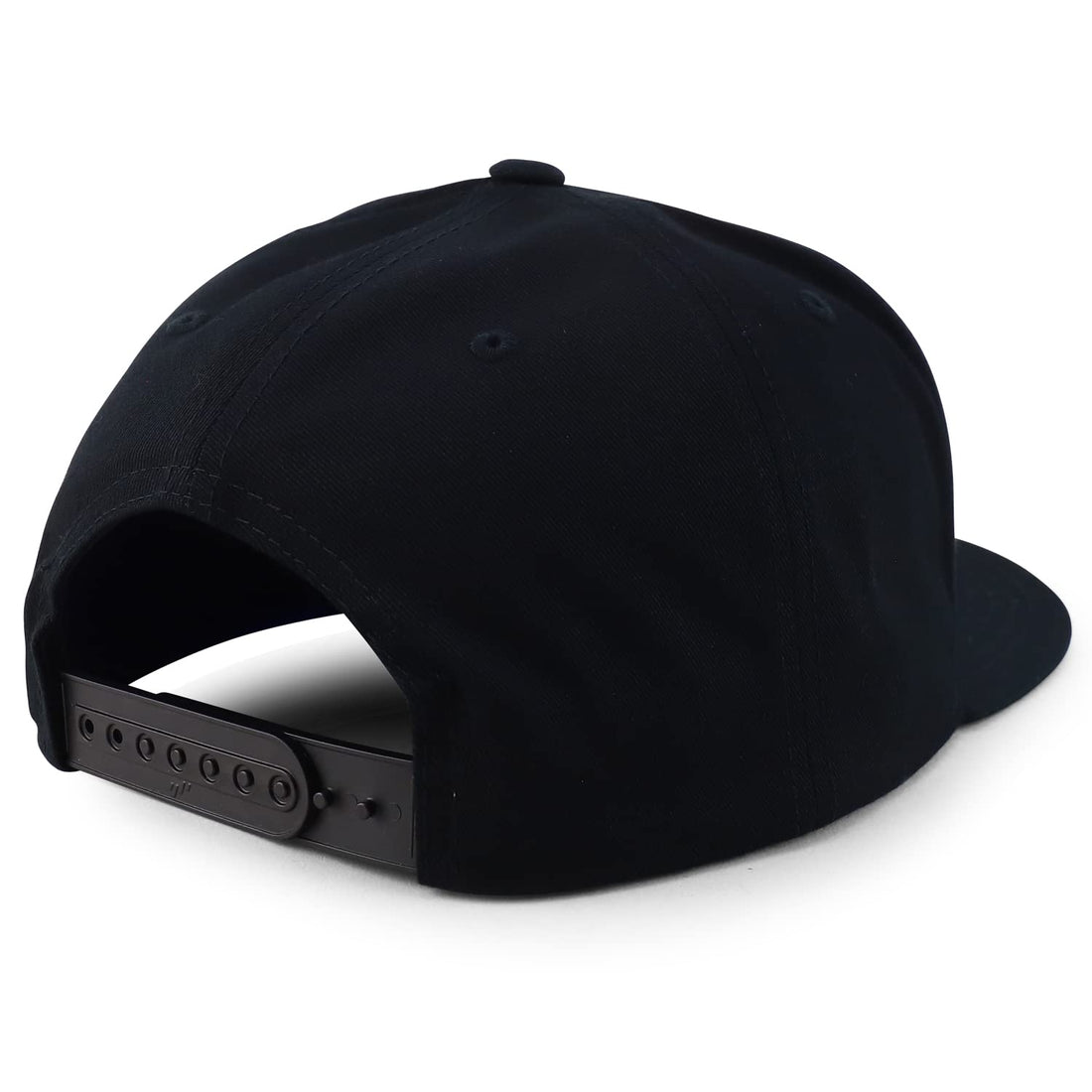 Trendy Apparel Shop Flexfit Brand 5 Panel Structured Blank Flatbill Snapback Cap