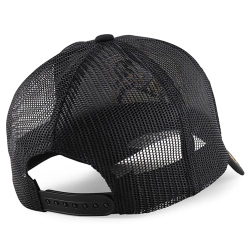 Trendy Apparel Shop Rodeo Patch Structured Curved Bill Mesh Snapback Baseball Cap