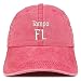 Trendy Apparel Shop Tampa FL Embroidered Pigment Dyed Washed Baseball Cap