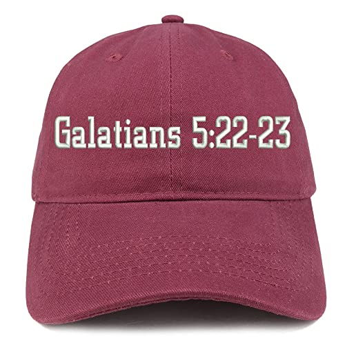 Trendy Apparel Shop Galatians 5:22-23 Low Profile Soft Cotton Baseball Cap
