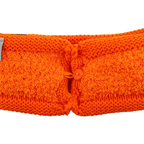 Trendy Apparel Shop Women's Solid Ribbed Knit Ponytail Button Headband