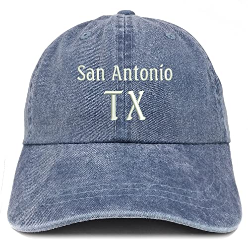 Trendy Apparel Shop San Antonio TX Embroidered Pigment Dyed Washed Baseball Cap