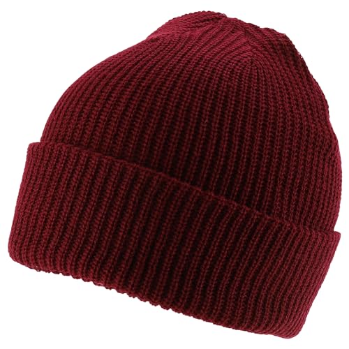 Trendy Apparel Shop Warm Winter Acrylic Ribbed Knit Cuff Beanie Hat