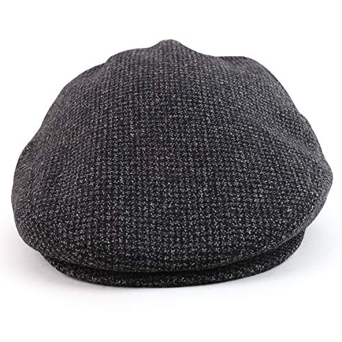 Trendy Apparel Shop Men's Wool Blend Adjustable Snap Buttons Newsboy Ivy Cap