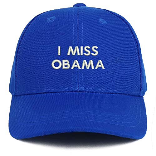 Trendy Apparel Shop I Miss Obama Embroidered Youth Size Kids Structured Baseball Cap