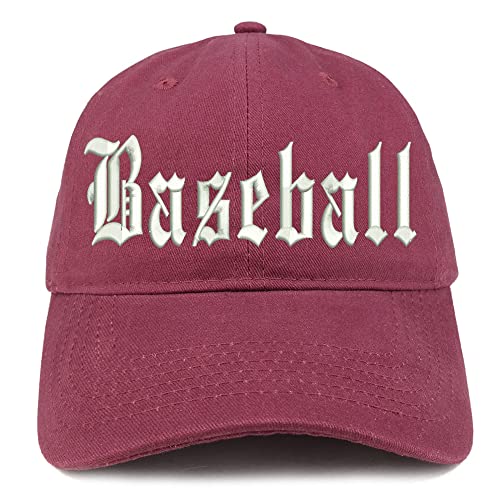 Trendy Apparel Shop Old English Baseball Low Profile Soft Cotton Baseball Cap