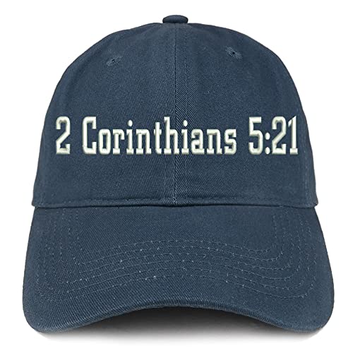 Trendy Apparel Shop 2 Corinthians 5:21 Low Profile Soft Cotton Baseball Cap
