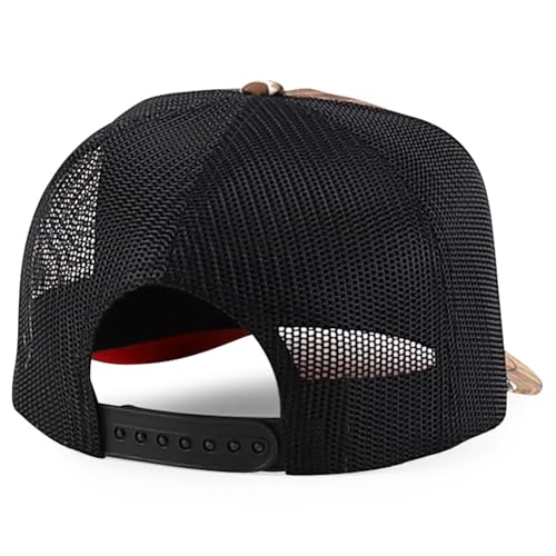 Trendy Apparel Shop 5 Panel Structured Crown Curved Bill Trucker Cap