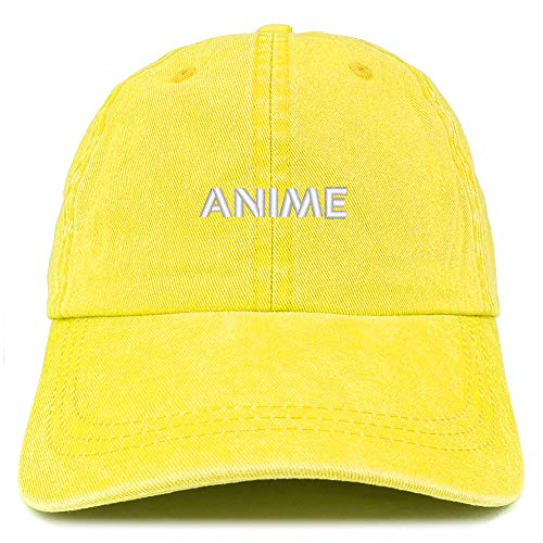 Trendy Apparel Shop Anime Adjustable Embroidered Washed Low Profile Cap