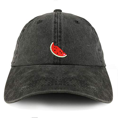 Trendy Apparel Shop Watermelon Patch Pigment Dyed Cotton Twill Unstructured Dad Hat