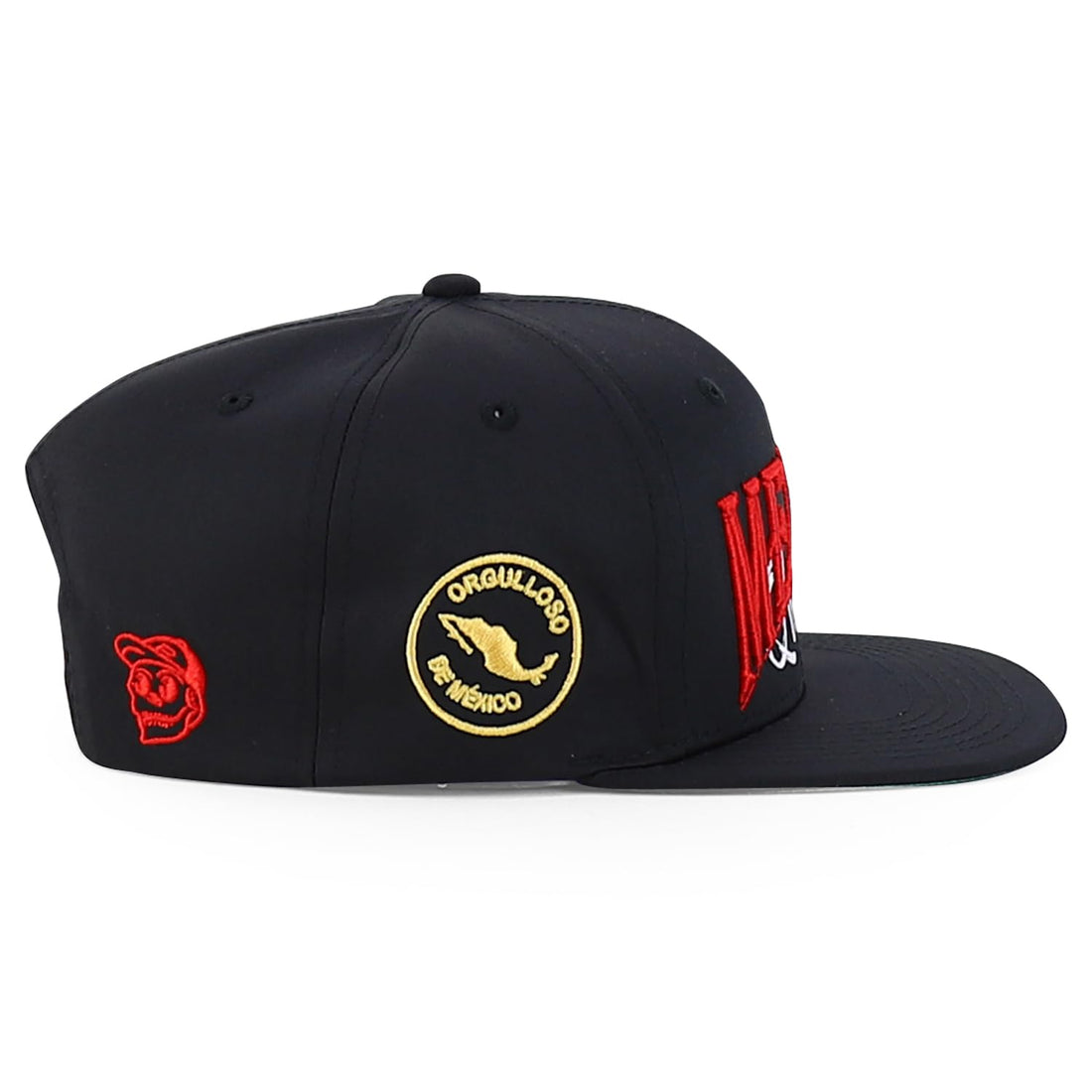 Trendy Apparel Shop Mexico Guadalupe Embroidered Flat Bill Snapback Cap