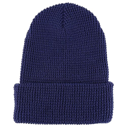 Trendy Apparel Shop Warm Waffle Knit Cuff Beanie
