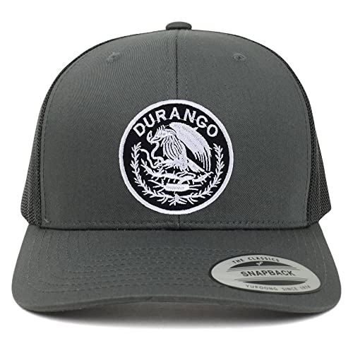 Trendy Apparel Shop Durango Mexico Patch 6 Panel Trucker Mesh Cap