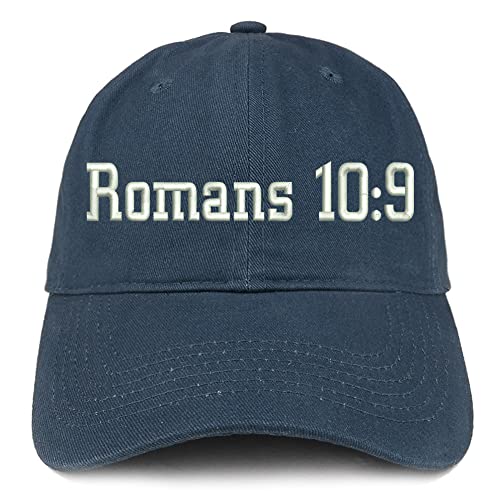 Trendy Apparel Shop Romans 10:9 Low Profile Soft Cotton Baseball Cap