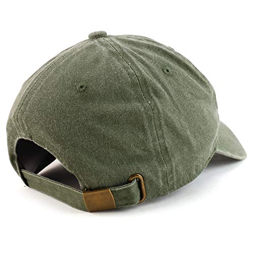 Trendy Apparel Shop Vintage 1954 Embroidered 70th Birthday Soft Crown Washed Cotton Cap