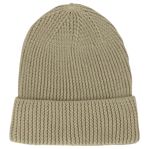 Trendy Apparel Shop Stretchy Cotton Knitted Cuff Beanie Hat