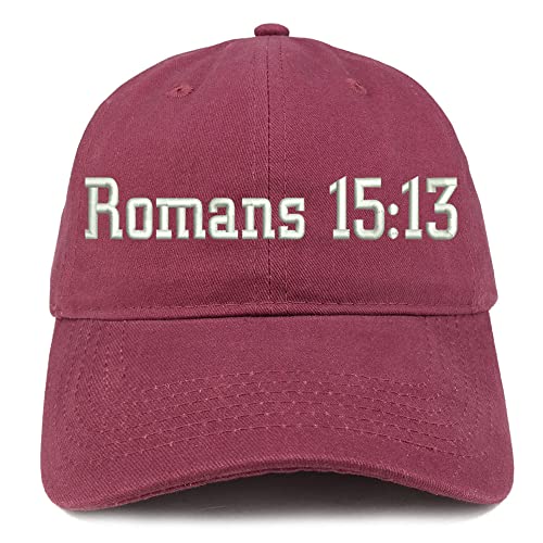 Trendy Apparel Shop Romans 15:13 Low Profile Soft Cotton Baseball Cap