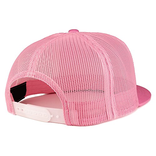 Trendy Apparel Shop Number 9 Patch 5 Panel Flatbill Trucker Cap