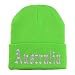 Trendy Apparel Shop Australia Old English Embroidered Long Cuff Beanie