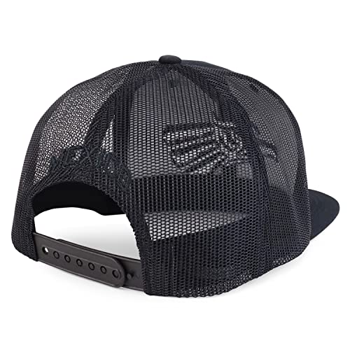 Trendy Apparel Shop XXL Hecho En Mexico Eagle 3D Embroidered Flatbill Snapback Mesh Cap