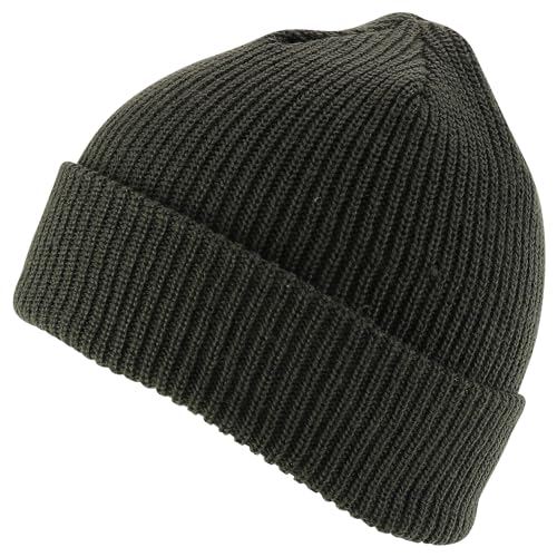 Trendy Apparel Shop Warm Winter Acrylic Ribbed Knit Cuff Beanie Hat